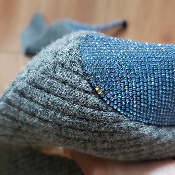 Marco de Vincenzo glitter grey ankle boot. Size 36 or 6 - Picture 4 of 5